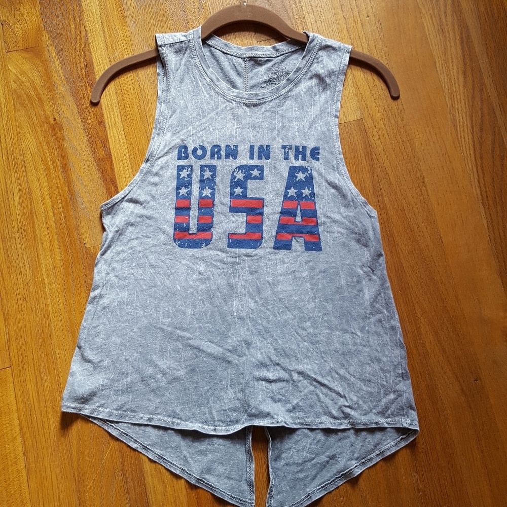 Girls gray tank top